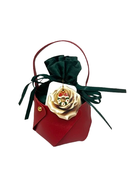 Talianske čokoládové pralinky - MEŠEC KOŽA SATÉN  - RED GREEN 175g