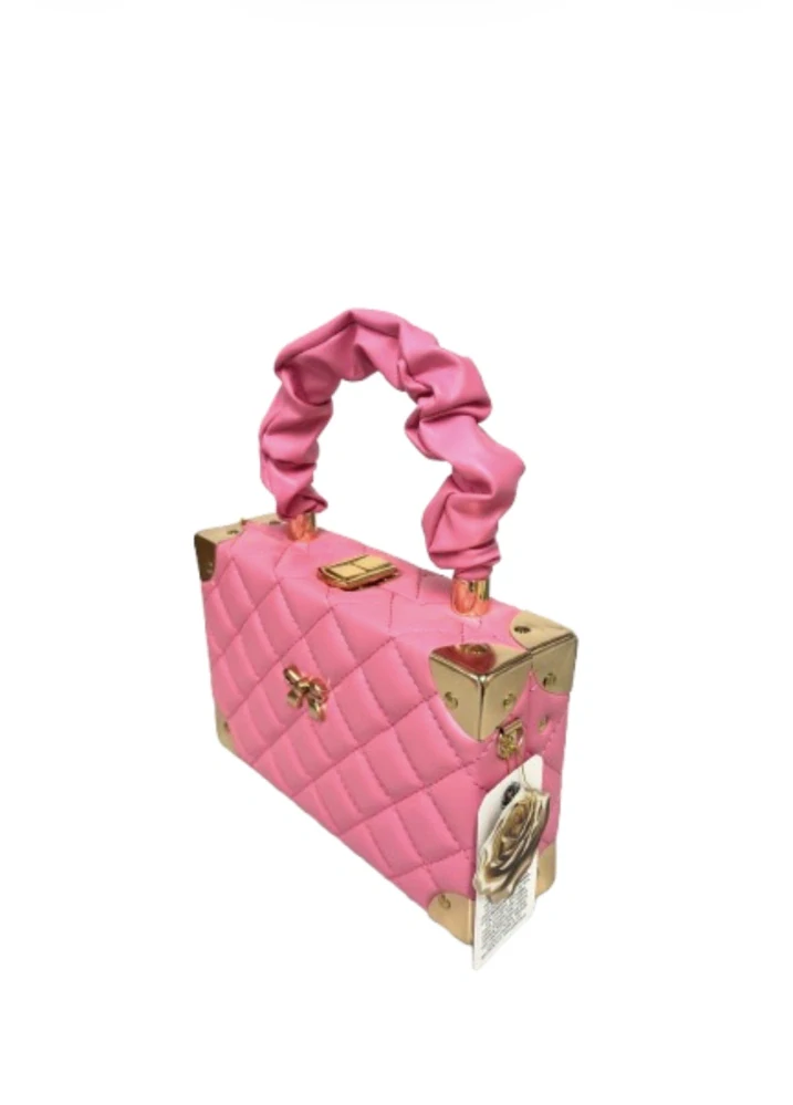 Talianske čokoláové pralinky - KOŽENÝ KUFOR Pink 250g