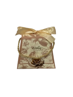 Talianske čokoládové pralinky - PAPIER MAŠLA -  BEIGE