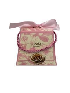 Talianske čokoládové pralinky - PAPIER MAŠLA -  PINK