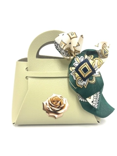 Talianske čokoládové pralinky - GREEN - Taška koža M 100g