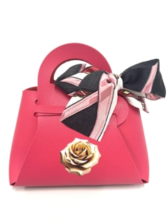 Talianske čokoládové pralinky - REDPINK - Taška koža M 100g