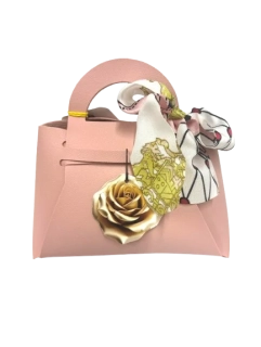 Talianske čokládové pralinky - PINK - Taška koža XXL 200g