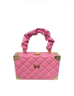 Talianske čokoláové pralinky - KOŽENÝ KUFOR Pink 250g