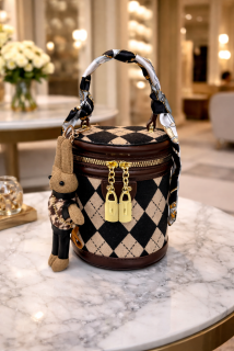 Talianske čokoláové pralinky - KOŽENÝ TUBUS Brown Rabbit 500g