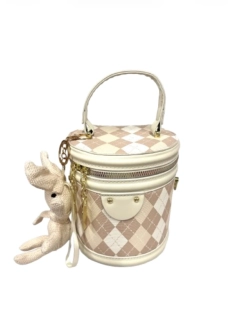 Talianske čokoláové pralinky - KOŽENÝ TUBUS Beige Rabbit 500g