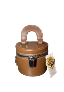 Talianske čokoláové pralinky - KOŽENÝ MINI TUBUS BROWN 200g