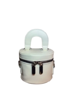 Talianske čokoláové pralinky - KOŽENÝ MINI TUBUS WHITE 200g