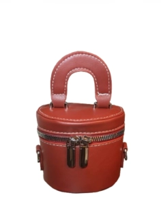 Talianske čokoláové pralinky - KOŽENÝ MINI TUBUS RED 200g