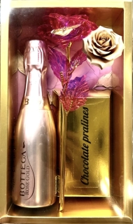 Zlatá kazeta BOTTEGA Pink