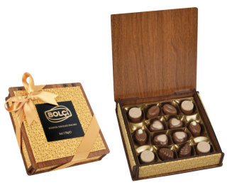 Bonboniera BOLCI Gold Wood 130g