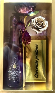 Zlatá kazeta BOTTEGA Violet